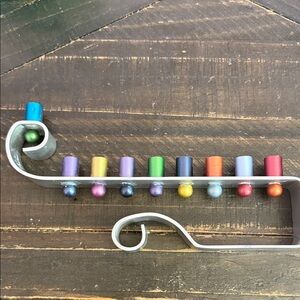 Vibrant Metal Holiday Menorah